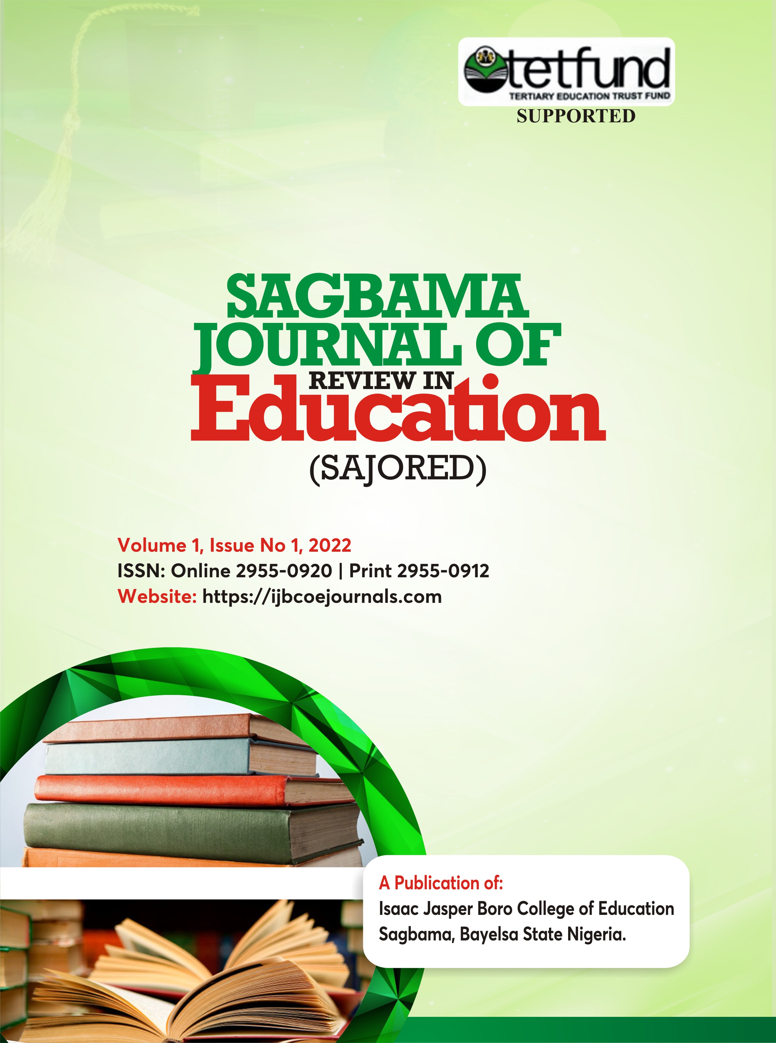 Sagbama Journal of Review in Education (SAJORED)